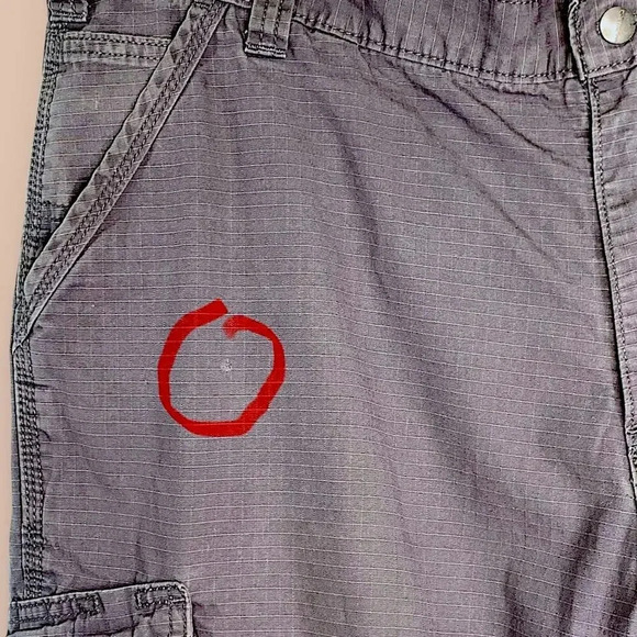 Carhartt Force Relaxed Fit Ripstop Cargo Work Pants Size 42X30 Gray Straight Leg - Picture 15 of 16